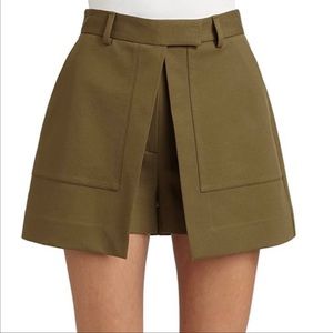Theory CASLYN Cotton Skort size 00 new
